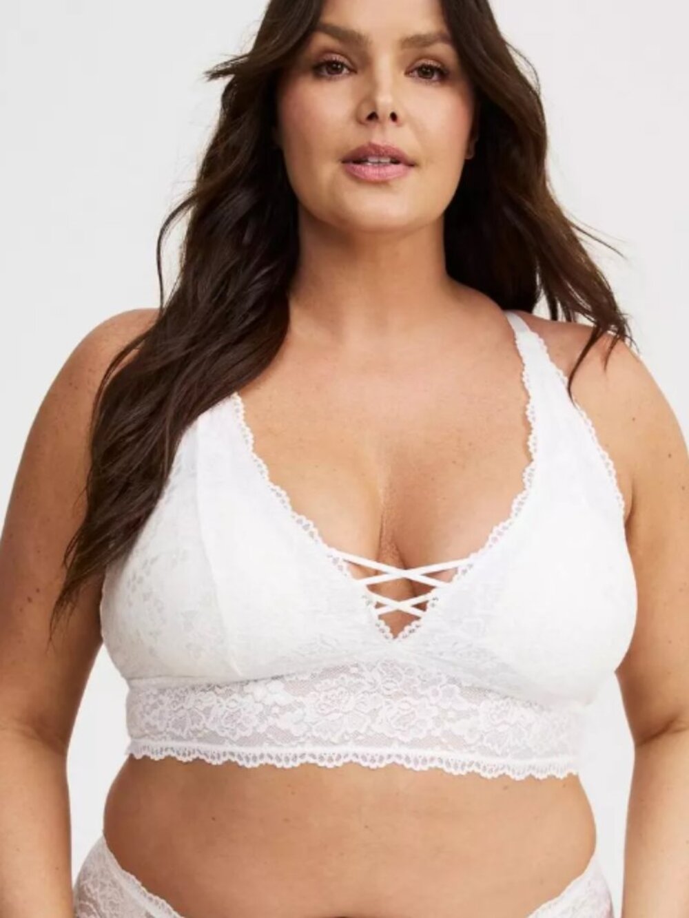 Torrid Size 2X White Lace Bralette